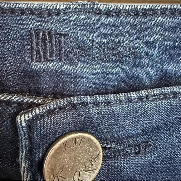 Kut from the Kloth | Baby Boot Cut High Rise Blue Jeans with Stretch | Sz 14 - Picture 8 of 13